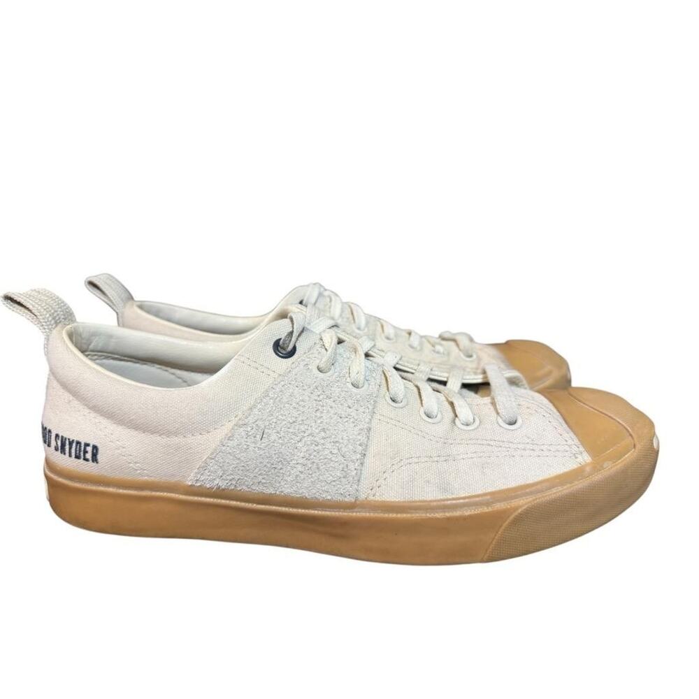Todd Snyder x Jack Purcell Egret Gum Sneaker Women size 9.5 Men 8